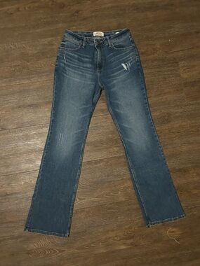 Wrangler Medium wash high rise bold boot cut Jeans